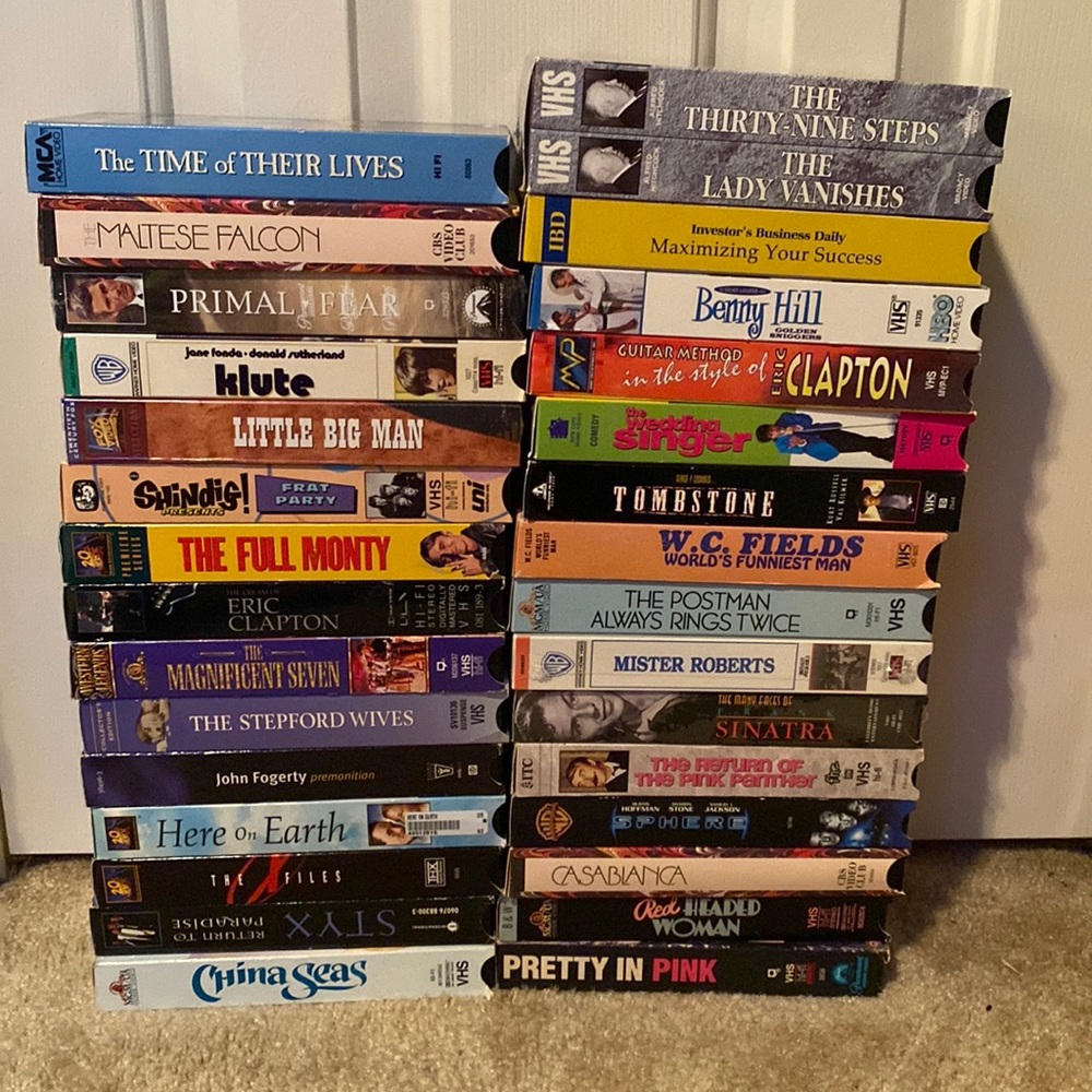 VHS Bundle 32 tapes